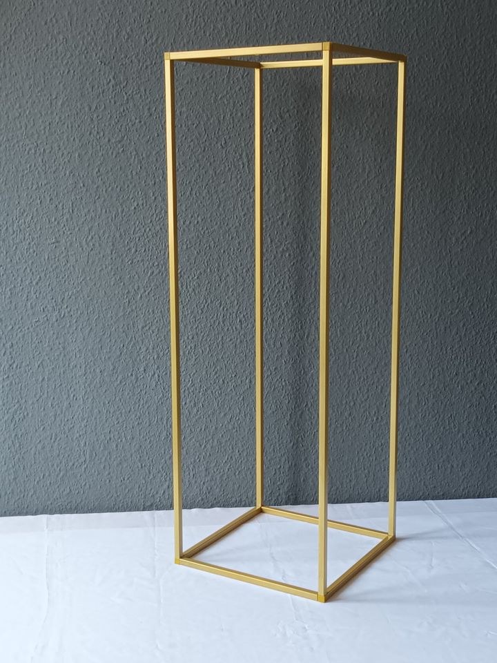 10x Blumenständer Gold Centerpiece Hochzeitsdeko mieten – 4