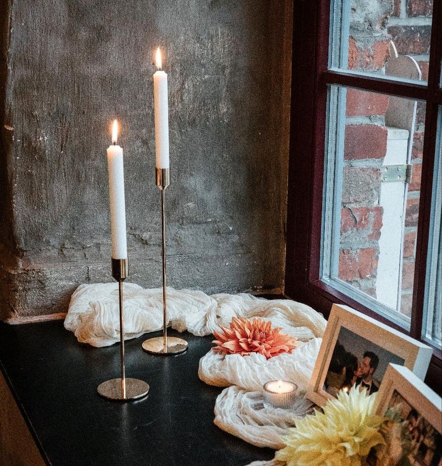 60x goldene Kerzenständer Hochzeitsdeko mieten bei Areletia-Weddings – 4