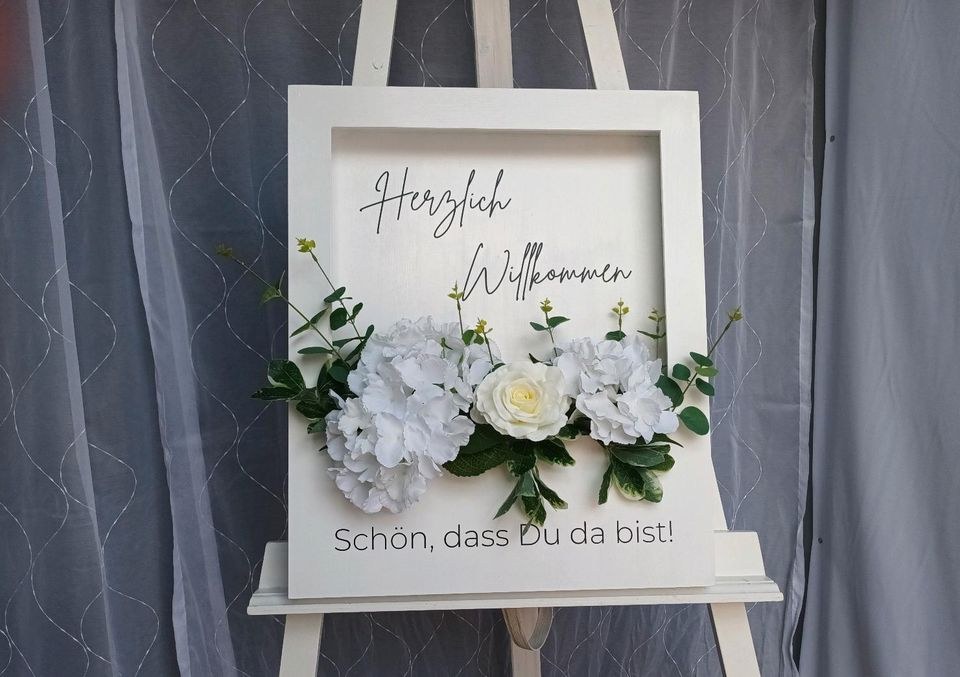 3D Willkommensschild Hochzeitsdeko mieten bei Areletia-Weddings