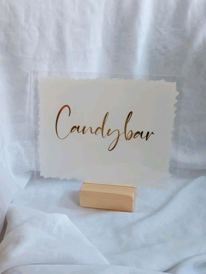 4x Schilder Set Fotobox Candybar Hochzeitsdeko mieten – 3