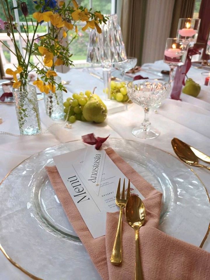 100x altrosa Servietten Stoffservietten mieten bei Areletia-Weddings – 3