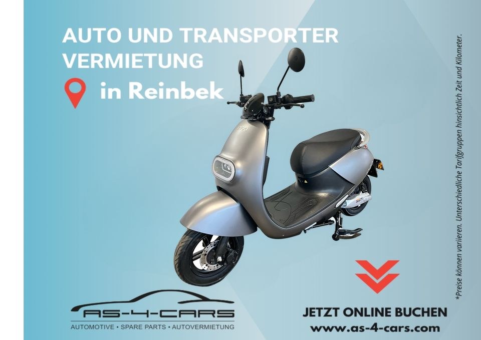 E Roller Elektroscooter 20 mieten bei As-4-cars – elektrisch unterwegs