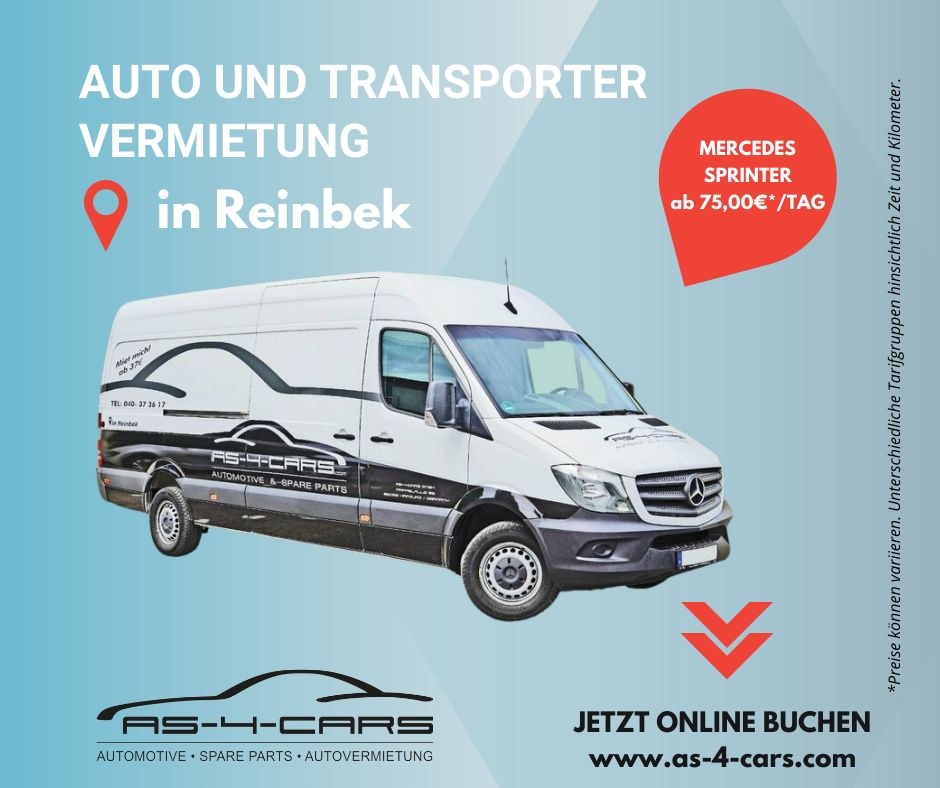 Sprinter Transporter 75 Tag Umzugswagen mieten bei As-4-cars