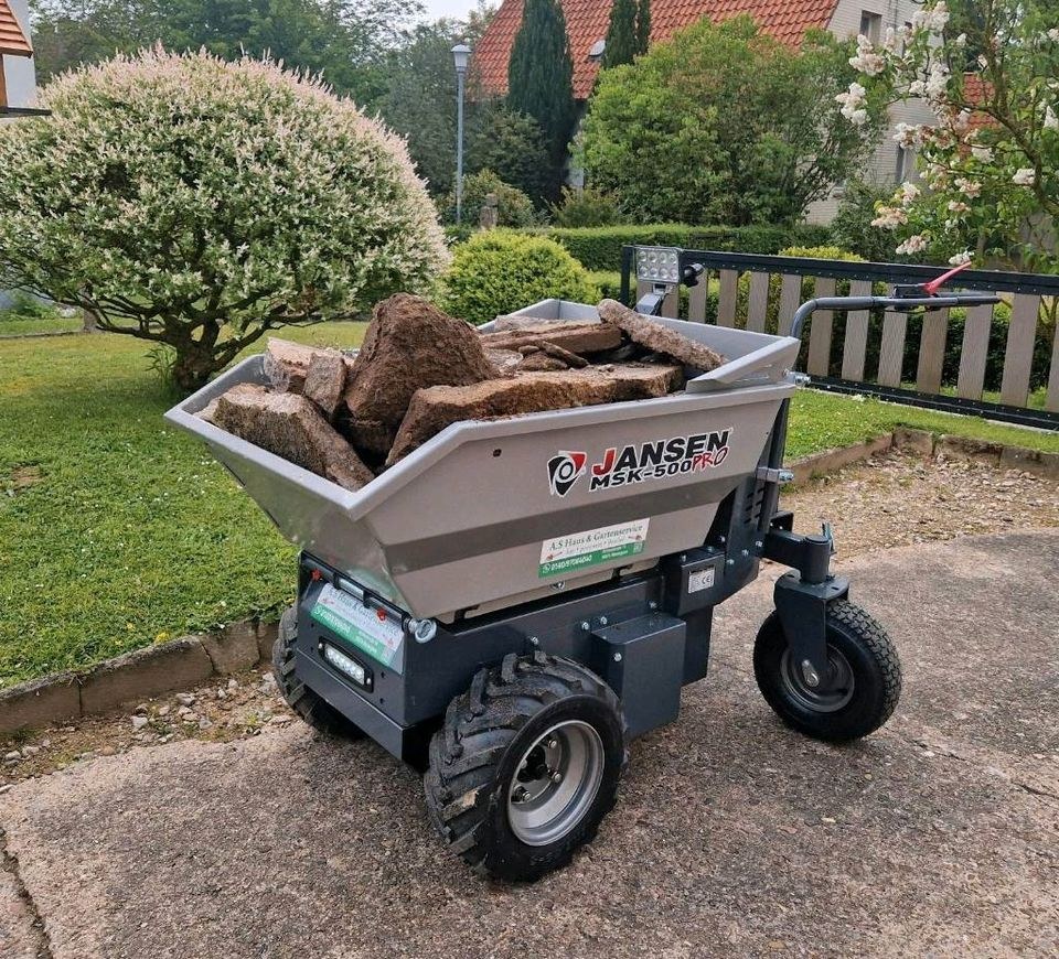 Dumper Motorschubkarre Jansen MSK 500 pro mieten in Wennigsen
