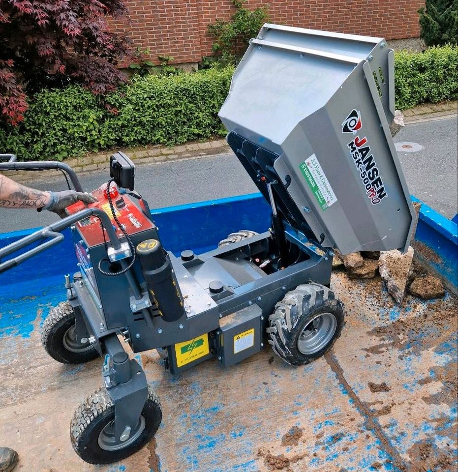 Dumper Motorschubkarre Jansen MSK 500 pro mieten in Wennigsen – 2