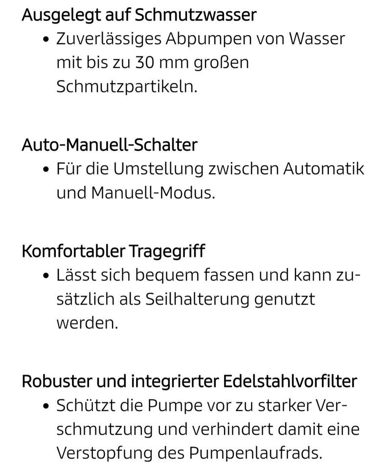 Schmutzwasserpumpe Kärcher SP Hochwasser Pumpe mieten in Wennigsen – 4