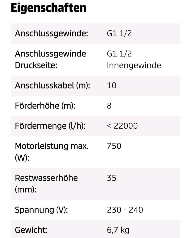 Schmutzwasserpumpe Kärcher SP Hochwasser Pumpe mieten in Wennigsen – 3