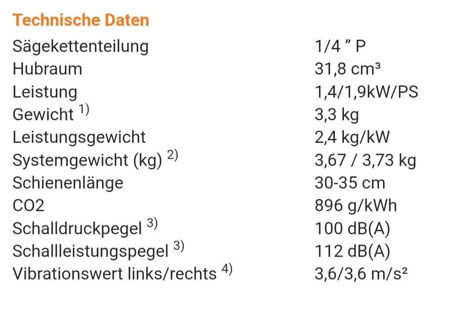 Stihl MS 194 T Baumpflegesäge Profi Motorsäge mieten in Wennigsen – 4