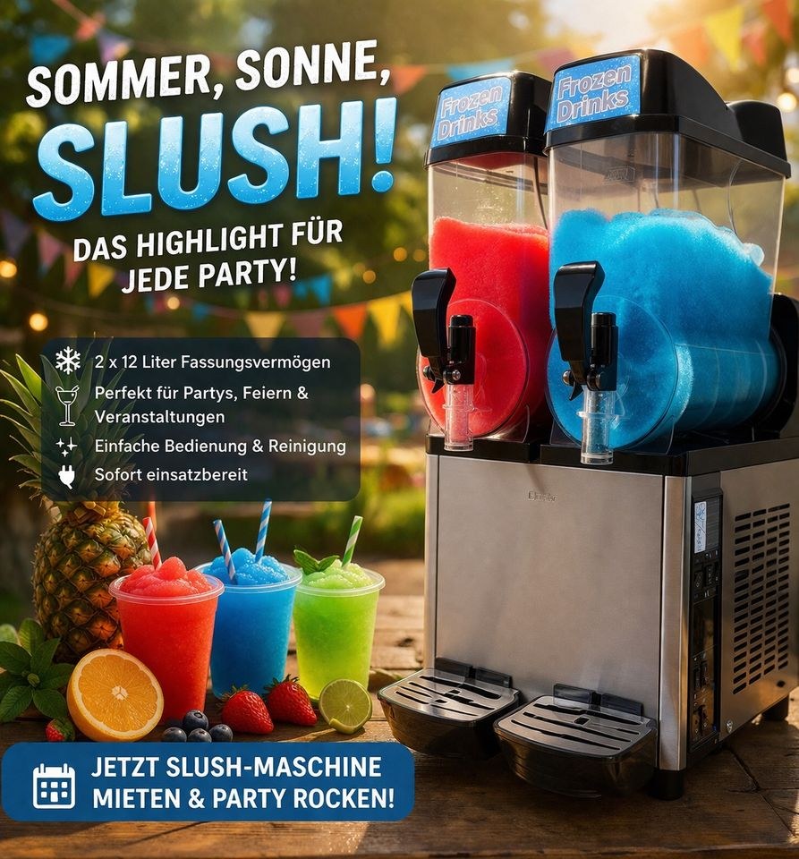 Slush Maschine Bartscher 2120 Feiern mieten bei André Schirmer