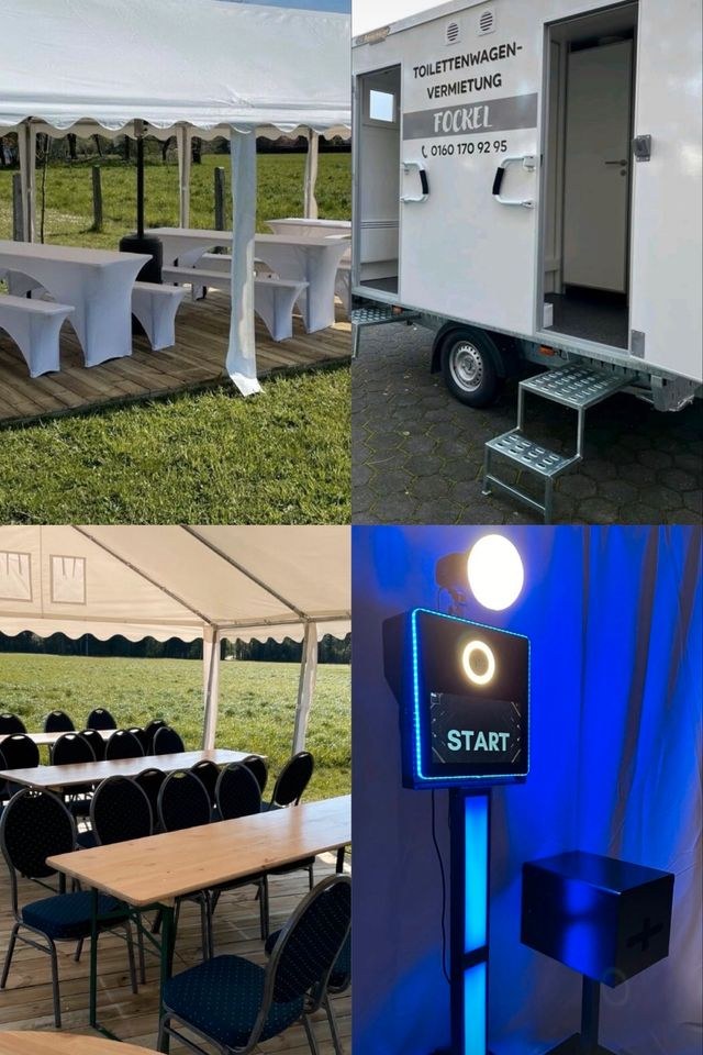 Alles aus einer Hand Partyzelt Toilettenwagen mieten in Oerlinghausen