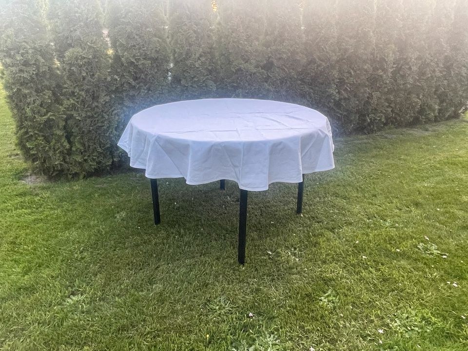 runde Tische Banketttisch 150cm 180cm Tisch mieten in Oerlinghausen – 2