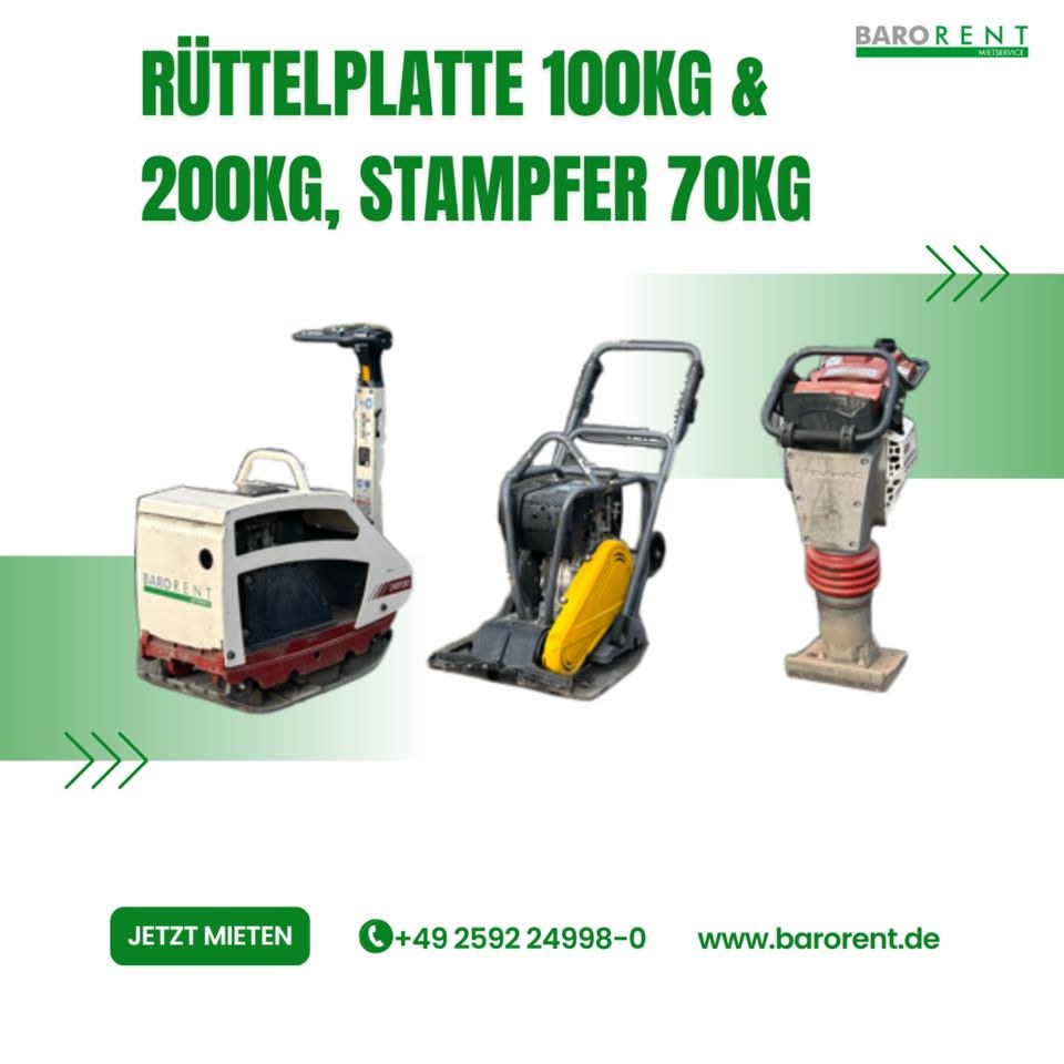 Stampfer 70kg mieten in Selm – für Gräben & enge Stellen