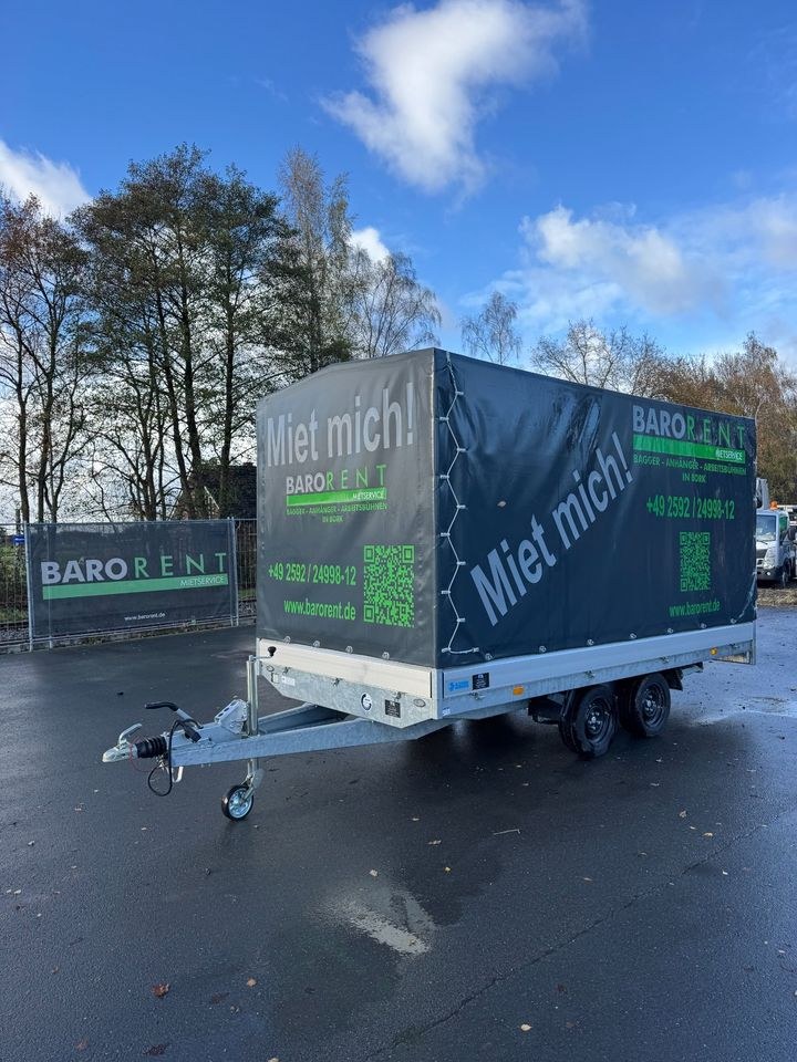 Planenanhänger Transportanhänger 3,5t Nutzlast mieten in Selm
