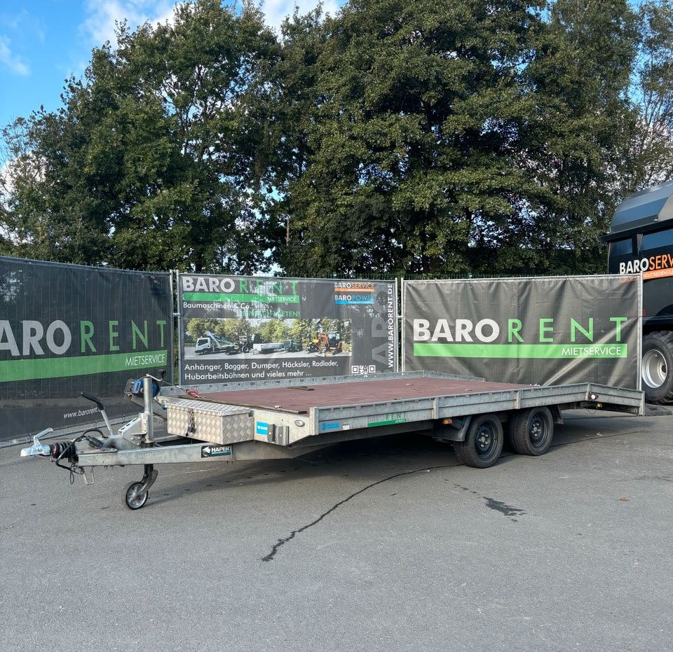Autotrailer 3,5t Nutzlast 2620 kg mieten bei Barorent Mietservice