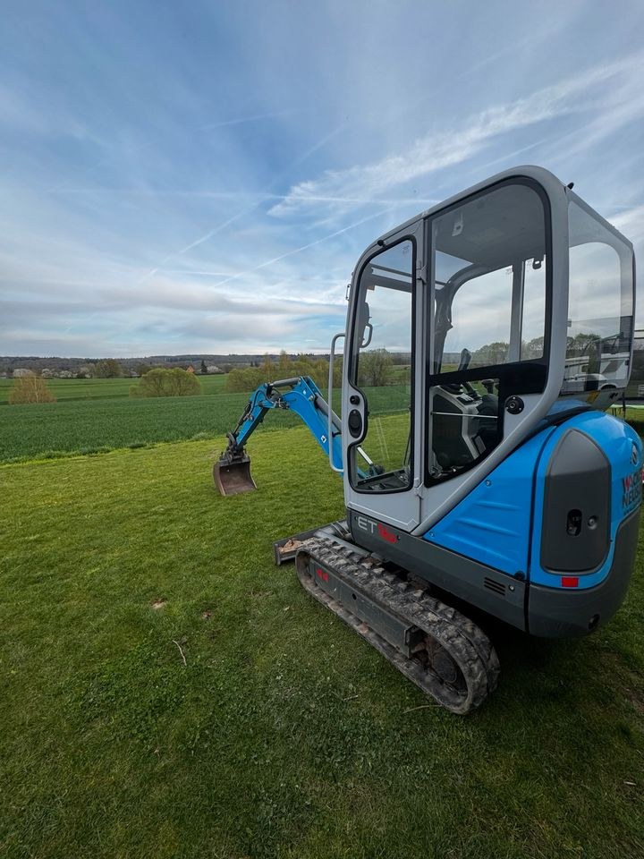 Bagger Minibagger Wacker neuson ET16 Lieferung mieten in Holzminden