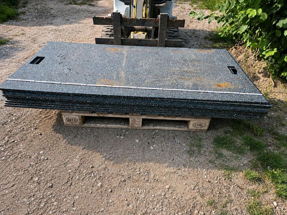 Bodenschutzplatten Fahrplatten 2x1m Baustraße mieten in Trittau – 2
