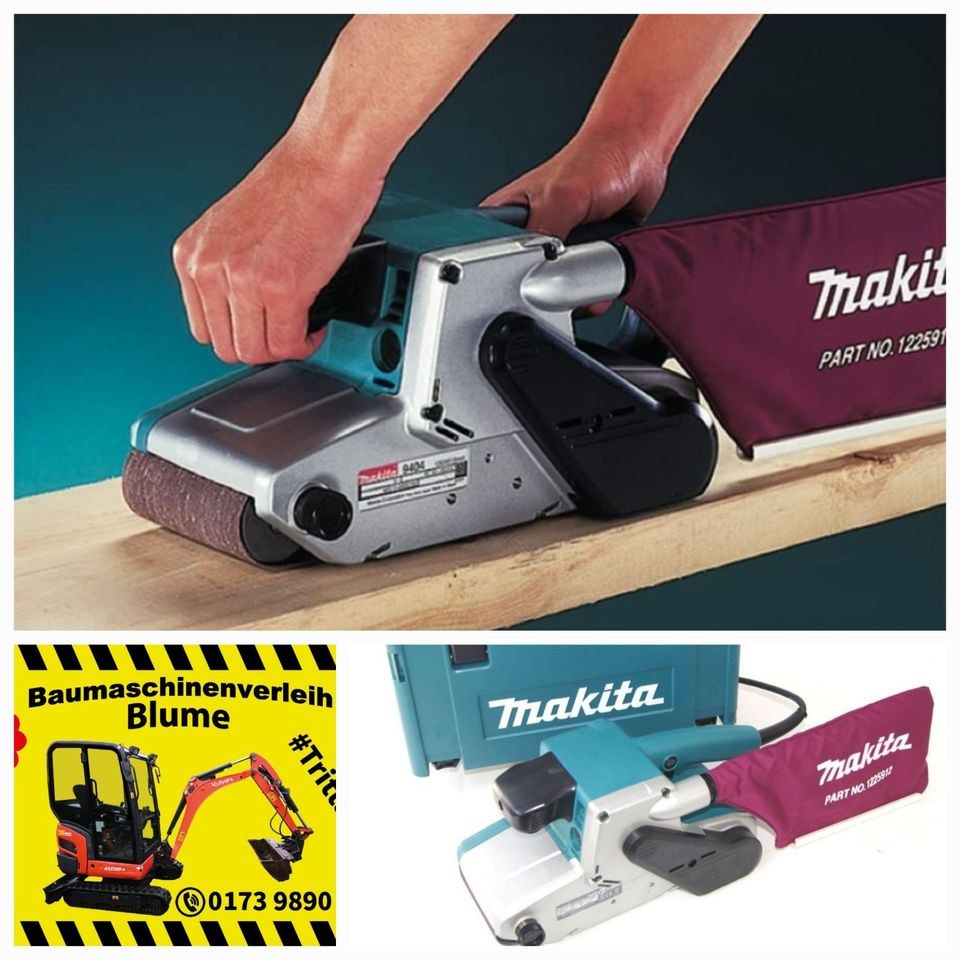 Bandschleifer Makita 100mm breit mieten in Trittau – 3