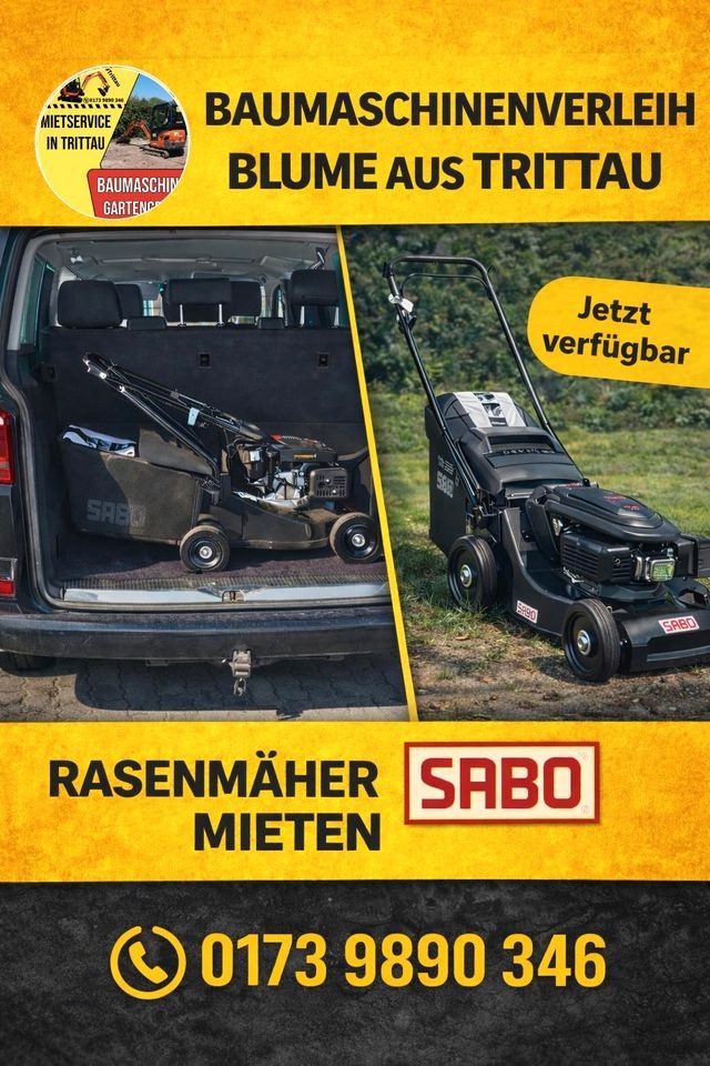 SABO Rasenmäher mieten in Trittau – für Garten & Grundstück