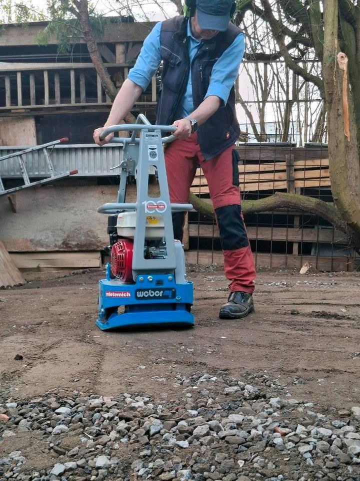 Profi Rüttelplatte Weber MT CFR 90 kg mieten in Trittau – 2