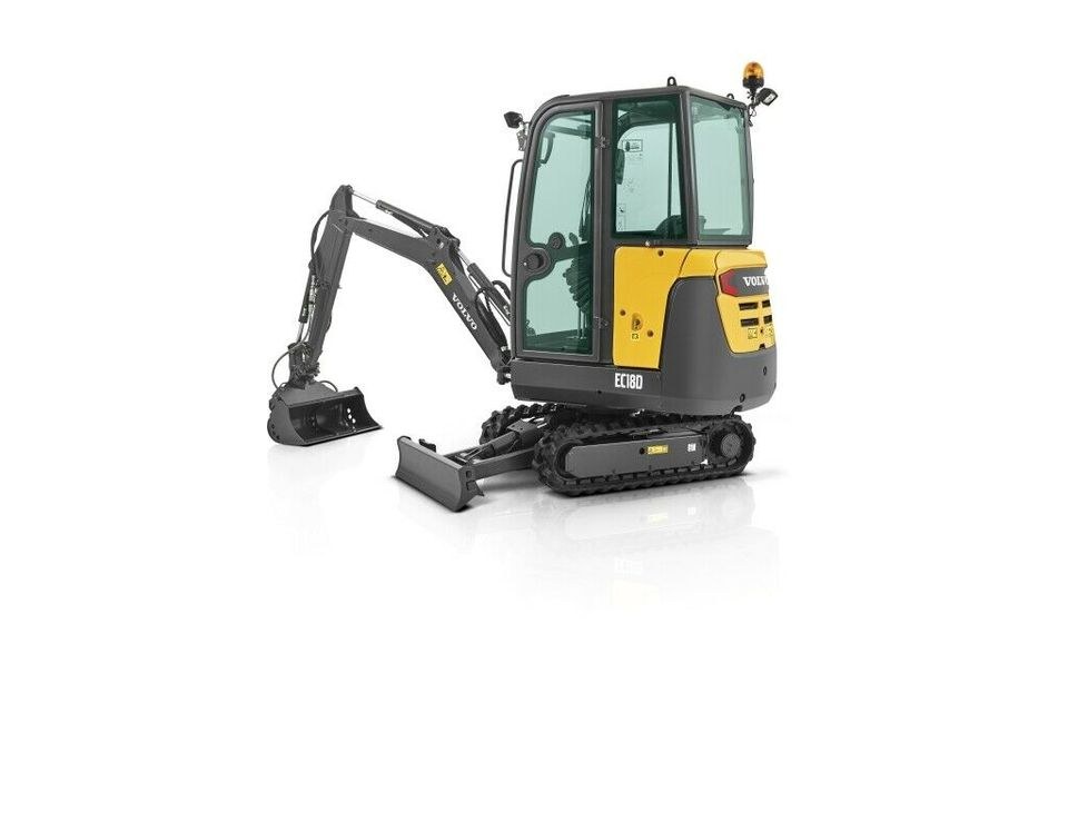 Minibagger Volvo EC18D 1,8 t mieten bei FRM Bautechnik - A.Masche
