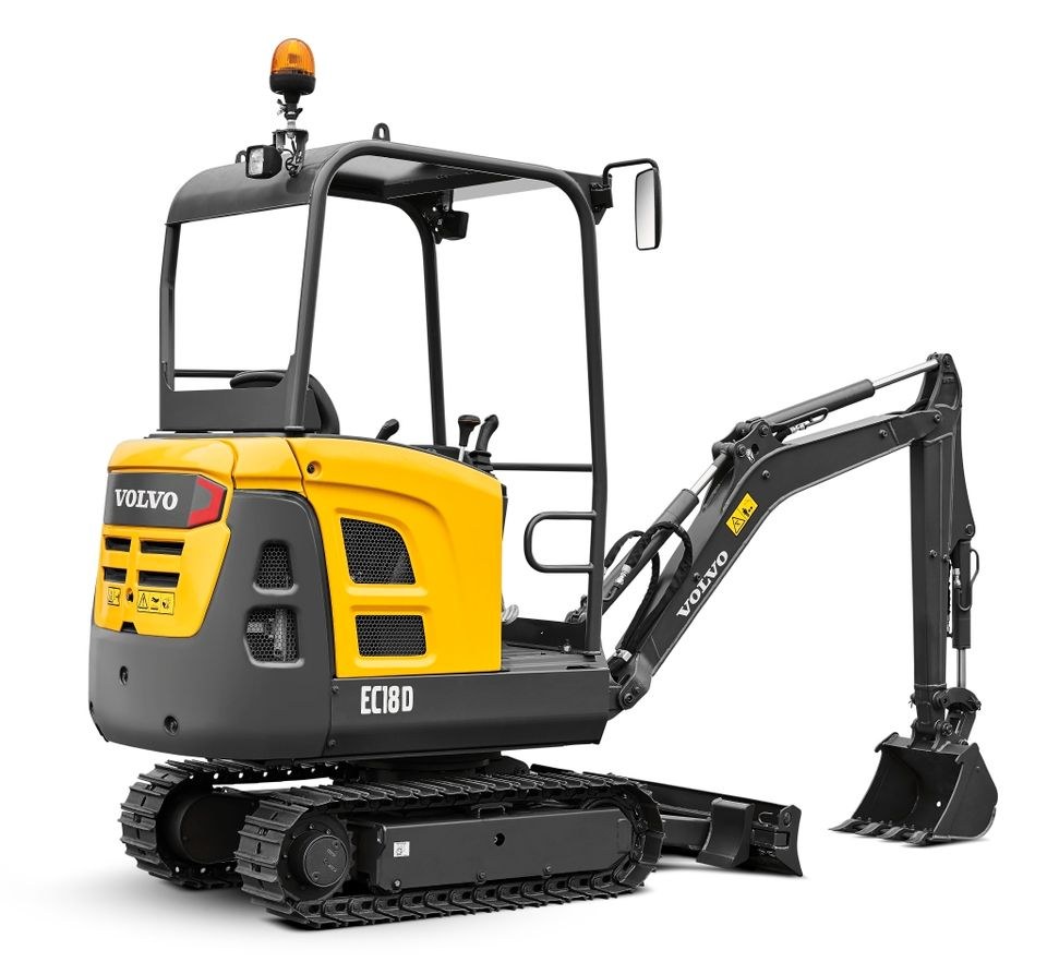 Minibagger Volvo EC18D 1,8 t mieten bei FRM Bautechnik - A.Masche – 2
