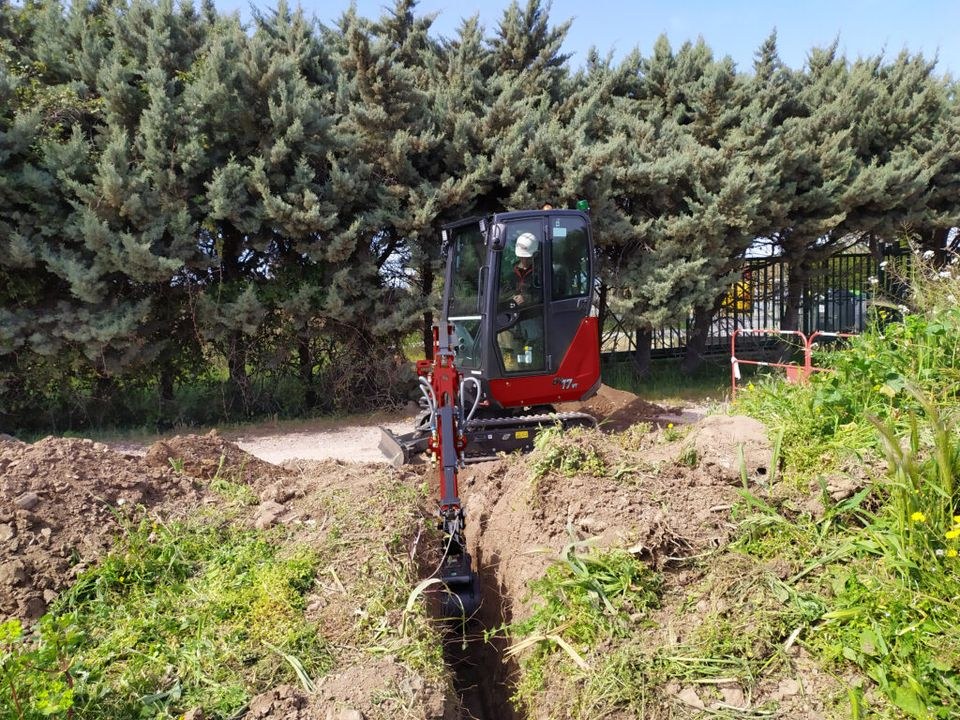 Minibagger Yanmar SV17 VT 1,8 t mieten bei FRM Bautechnik - A.Masche