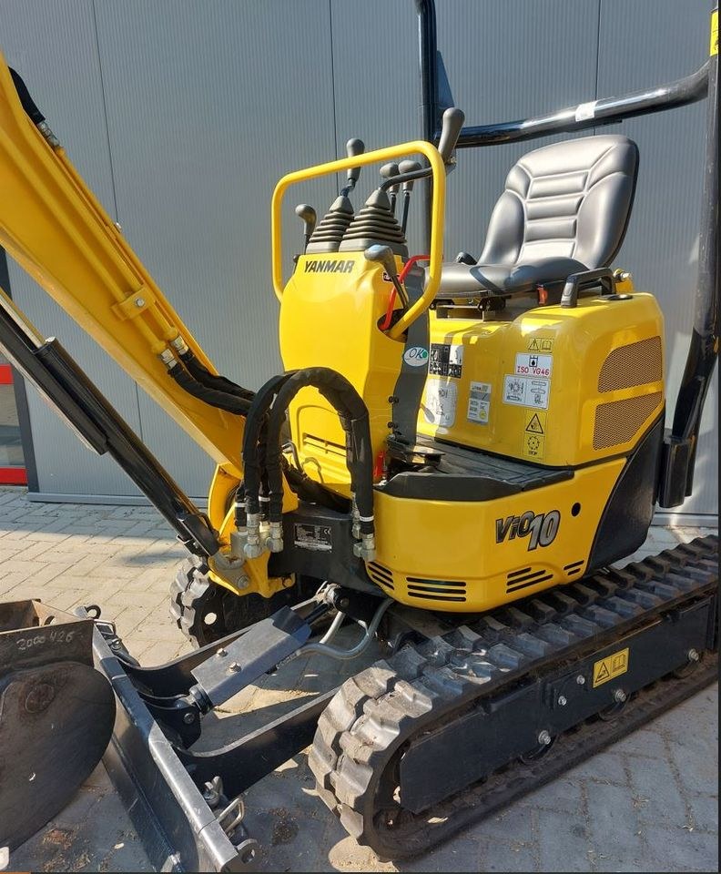Minibagger Yanmar VIO10 1,2 t mieten bei FRM Bautechnik - A.Masche