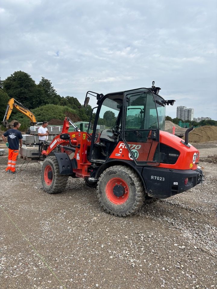 Kubota R070 Radlader Flexible Laufzeiten mieten in Abensberg – 2