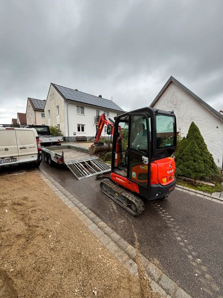 Minibagger 1,9t Hohe Reichweite Inkl mieten in Abensberg – 2