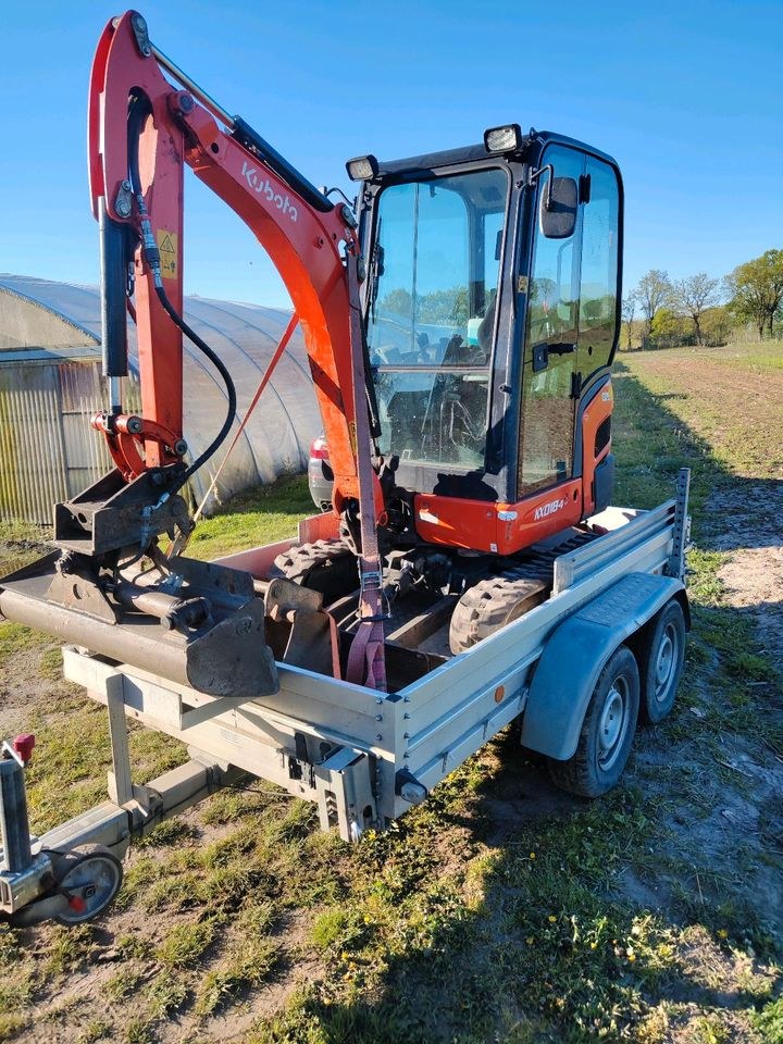 Minibagger Kubota KX 018 4 mieten in Heist – 2
