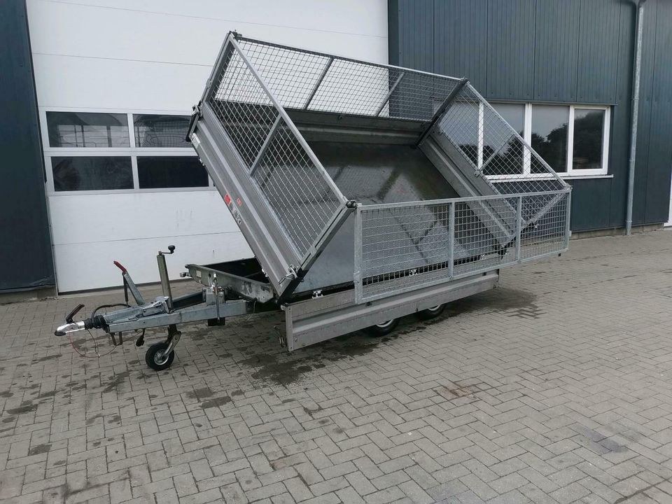 Dreiseitenkipper E Pumpe,PKW Anhänger mieten in Heist – 3