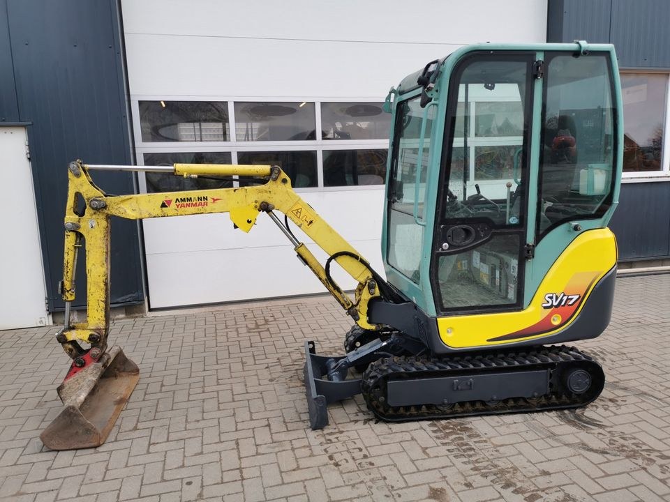 Minibagger Yanmar SV17 mieten in Heist