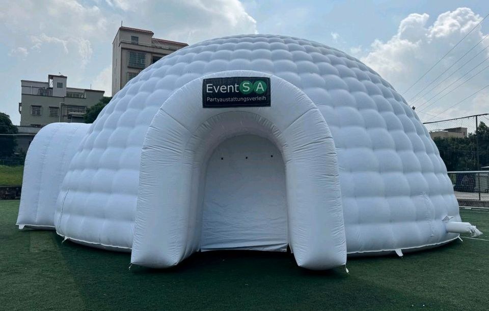 Aufblasbares Partyzelt Dome Iglu mieten in Herne – für jedes Wetter – 4