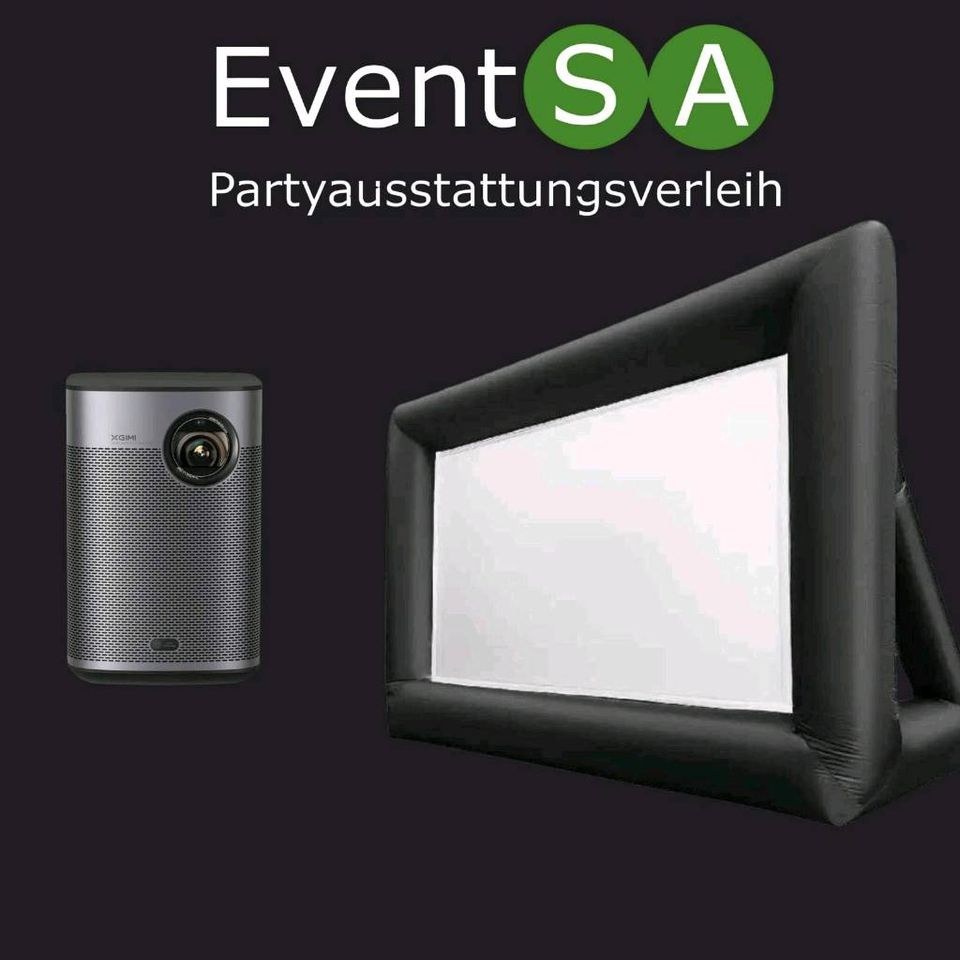 Aufblasbare leinwand fußball wm beamer mieten bei BauSA Baumaschinen – 2