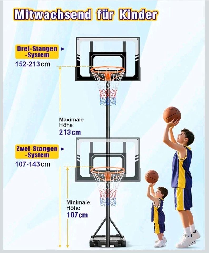 Basketballkorb mieten bei BauSA Baumaschinen – Spiel & Spaß – 2