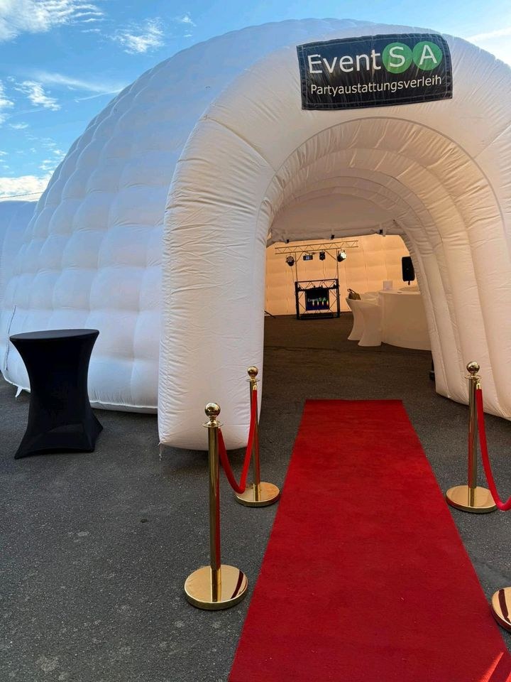 Aufblasbares Partyzelt Dome Iglu mieten in Herne – für jedes Wetter