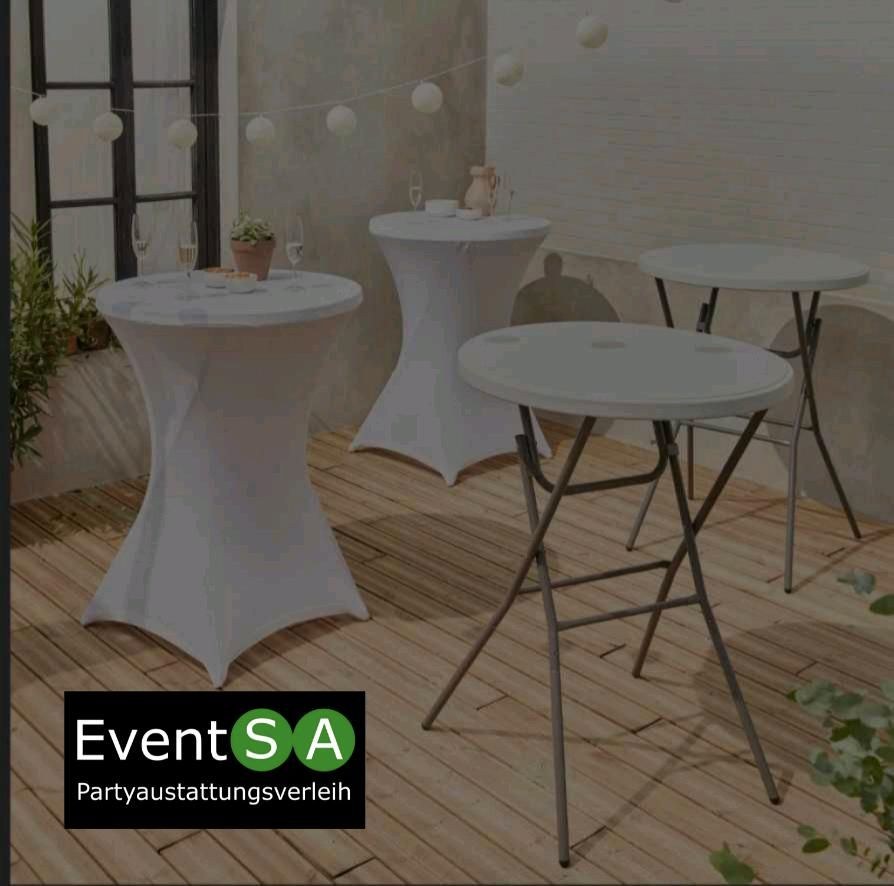 Stehtisch mieten bei BauSA Baumaschinen – für Empfang & Party – 3