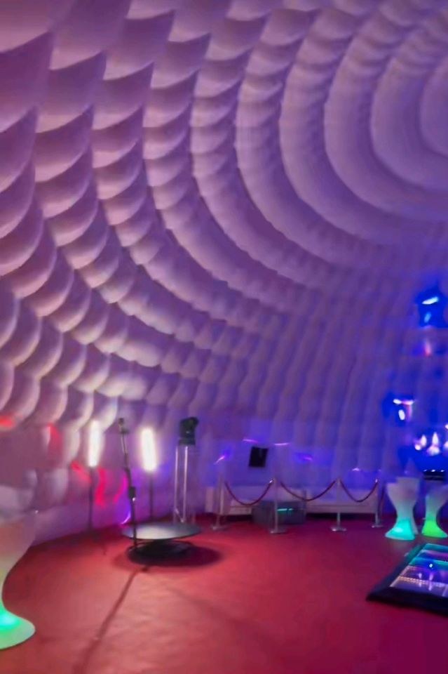 Aufblasbares Partyzelt Dome Iglu mieten in Herne – für jedes Wetter – 2