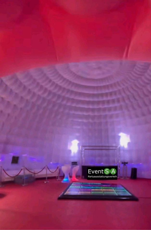 Aufblasbares Partyzelt Dome Iglu mieten in Herne – für jedes Wetter – 3