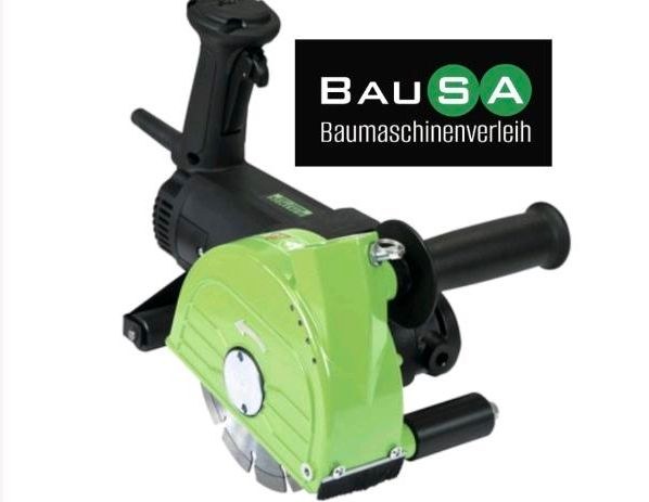 Mauernutfräse schlitzfräse mieten bei BauSA Baumaschinen