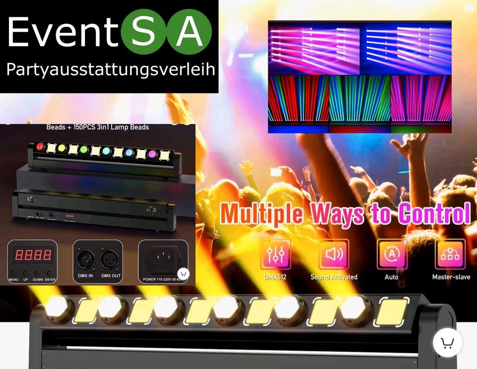 Led Lichtleiste Dj Licht Bühne mieten in Herne – für jedes Wetter
