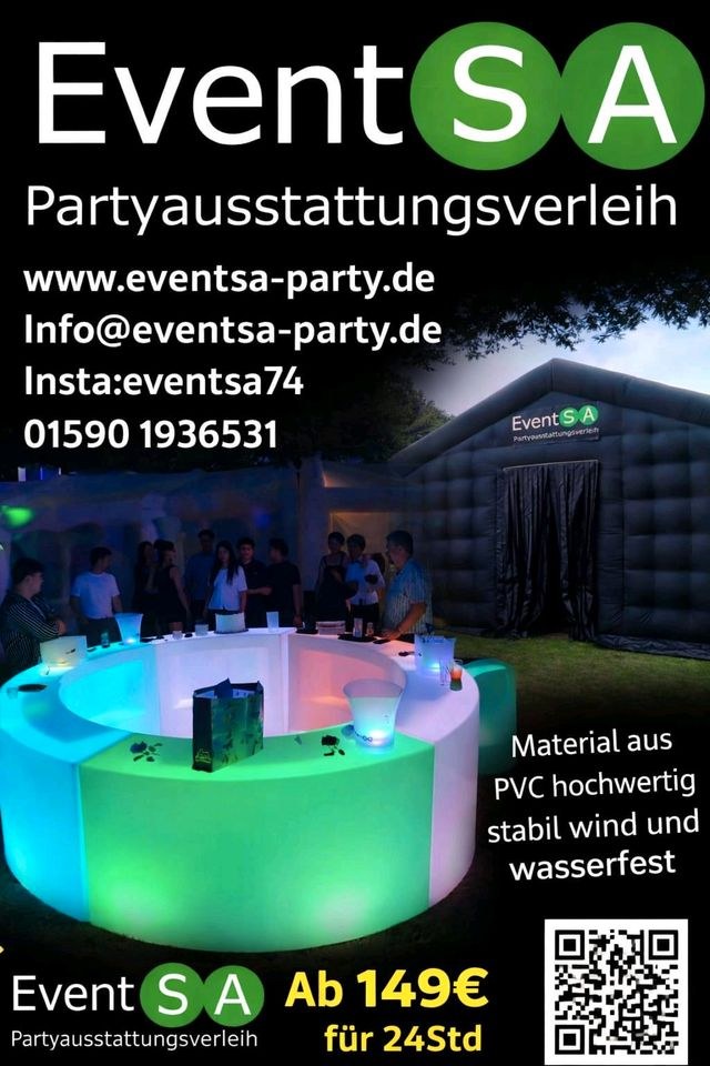 Discozelt Partyzelt Club mieten in Herne – für jedes Wetter – 4