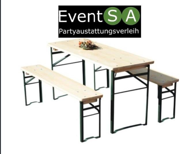 Kinder Festzeltgarnitur bierzeltgarnitur mieten bei BauSA Baumaschinen
