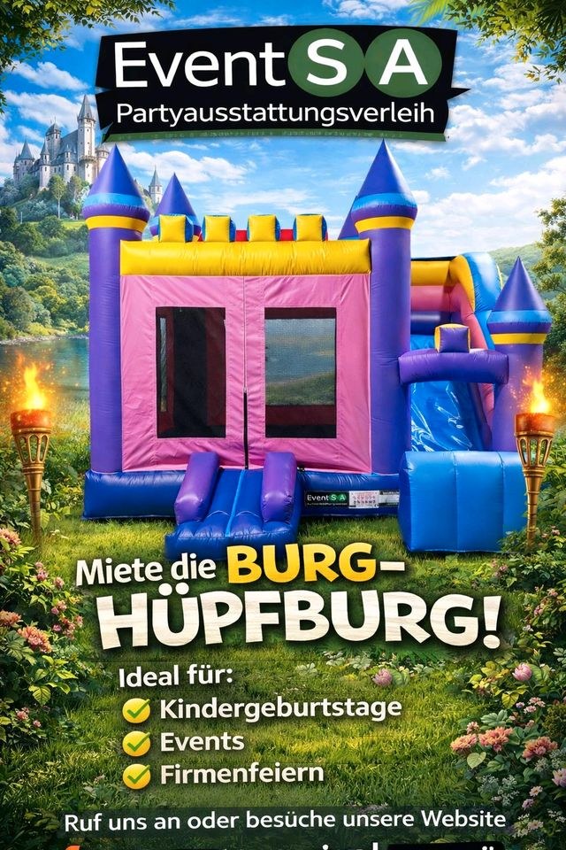 Hüpfburg Schloss mieten in Herne – Hüpfspaß für jede Feier – 2