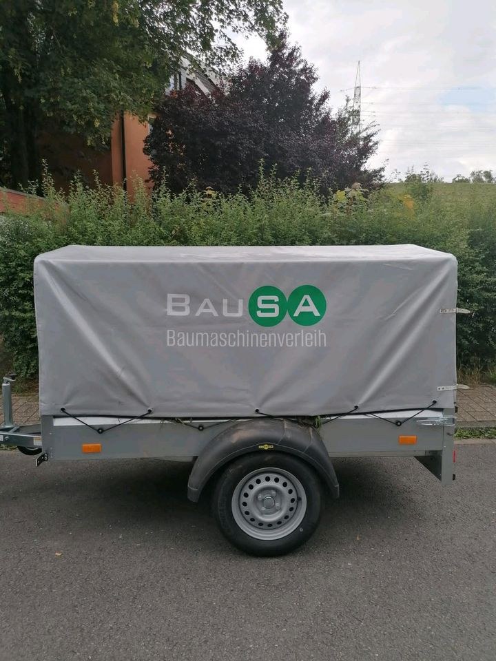 Anhänger mieten bei BauSA Baumaschinen – für Umzug & Baumarkt