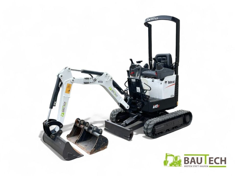 Minibagger Bagger Bobcat E10 1 to N mieten bei Bautech