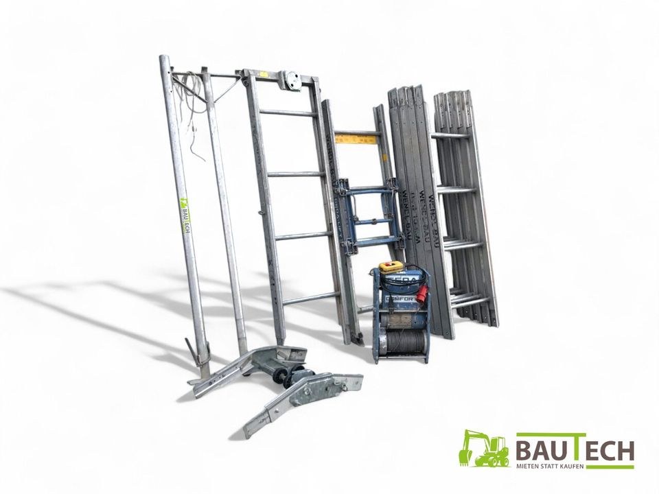 Dachaufzug Dachdeckerlift Ziegellift N mieten bei Bautech
