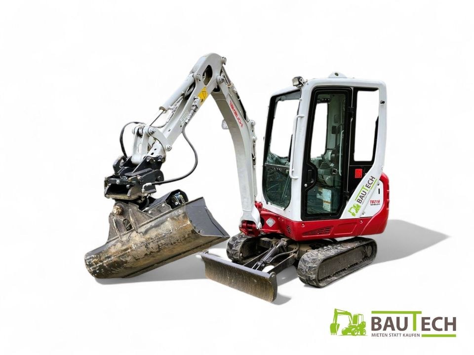 Bagger Minibagger Takeuchi 1,9 to N mieten bei Bautech