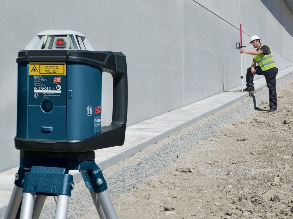 Rotationslaser Bosch GRL 500 H Laser N mieten bei Bautech – 2