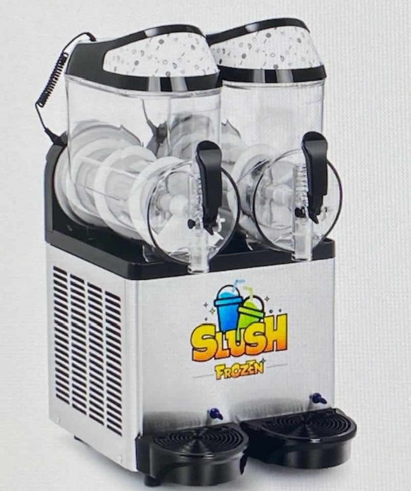 Slush Ice Maschine 2 x 10 l LED mieten bei Bayern Hüpfburgenverleih